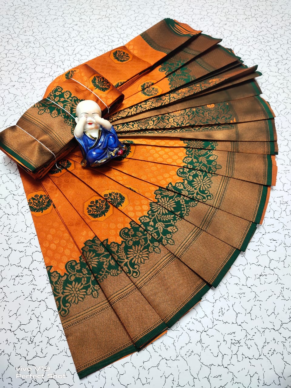 Ratatouille Orange Soft Banarasi Silk Saree With Surpassing Blouse Piece