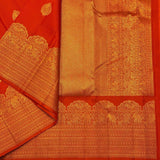 Scrupulous Red Soft Silk Saree With Imaginative Blouse Piece
