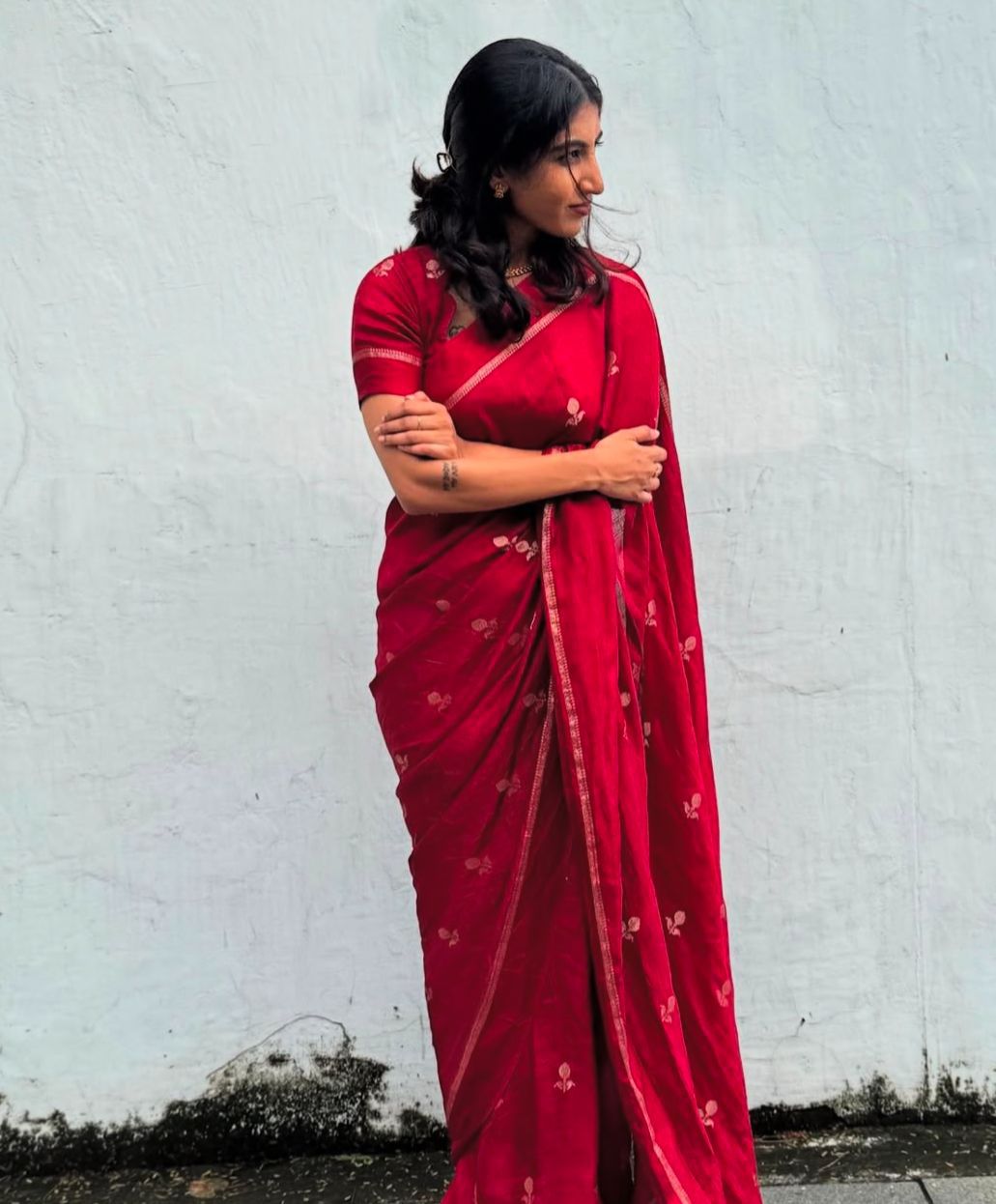 Unequalled Dark Pink Banarasi Khadi Silk Saree With Excellent Blouse Piece