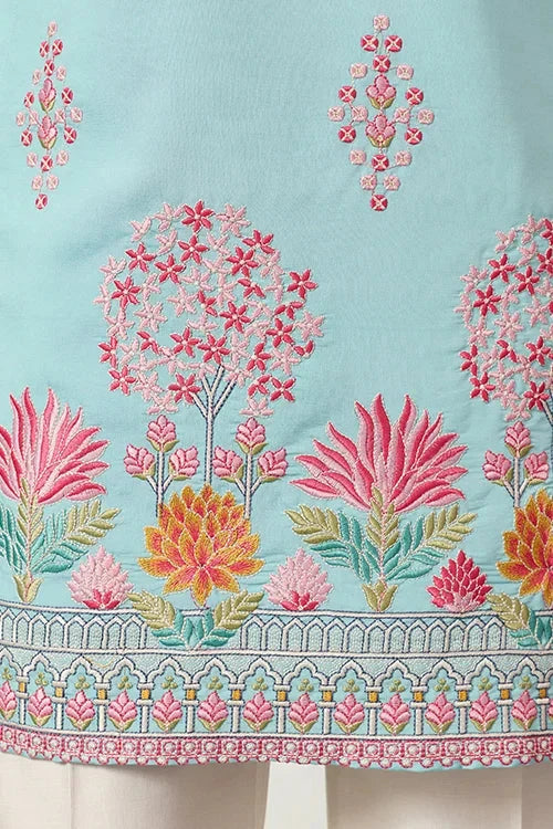 Sky Look Embroidered Work Ready made Mens Wear Kurta