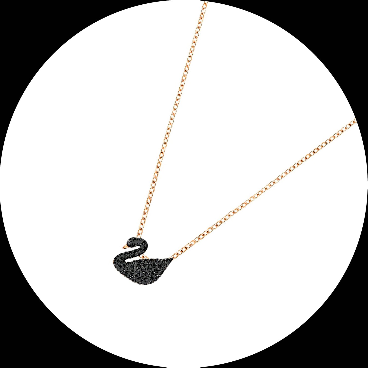 Swarovski Swan Brass Plated Brass Chain