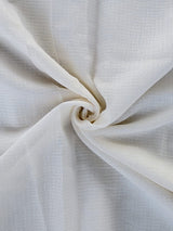 Sempiternal Off White Embroidery Work Kota Doriya Silk Saree With Girlish Blouse Piece