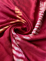 Luxuriant Mustard Bandhej Printed Cotton Silk Saree With Fugacious Blouse Piece