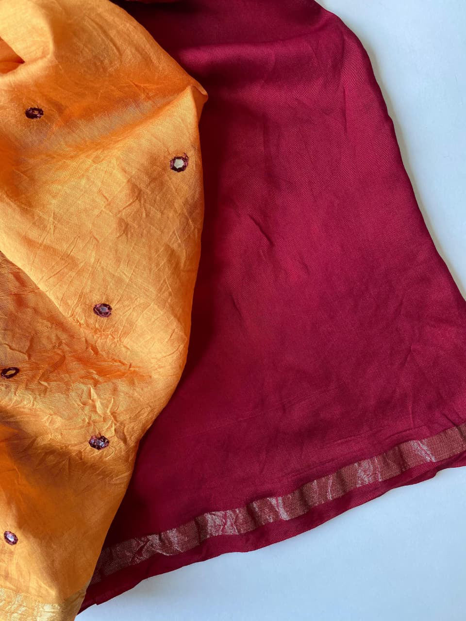 Luxuriant Mustard Bandhej Printed Cotton Silk Saree With Fugacious Blouse Piece