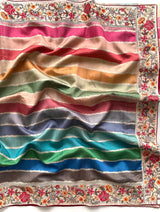 Evocative Multicolor Pure Loom Tusser Silk Saree With Capricious Blouse Piece