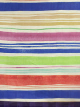 Pure Silk Resham Tassel And Striped Work Saree