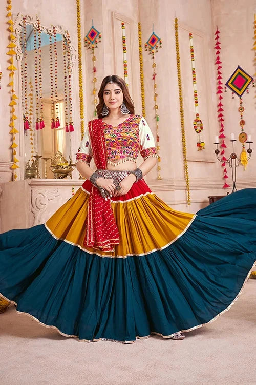 Classic Multi Color Chaniya Choli for Navratri Special