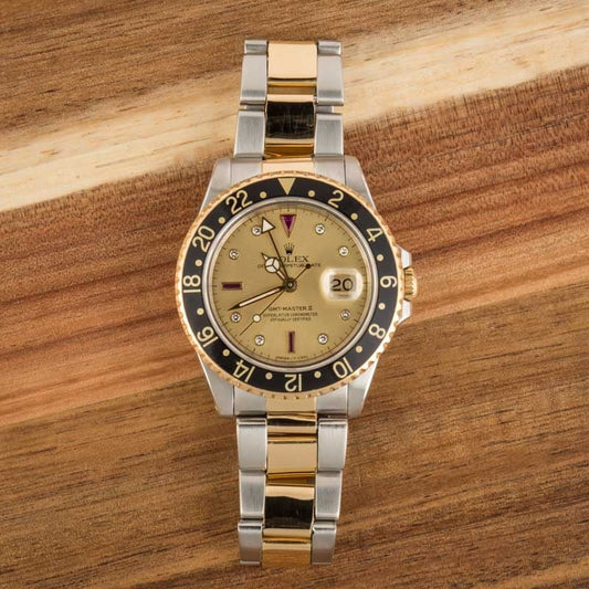 Rolex Oyster Perpetual Gmt Master Ii Sapphire Ruby 40Mm Men’S Watch