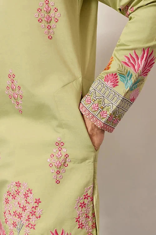 Latest Wedding Pista Kurta Design for Mens Wear