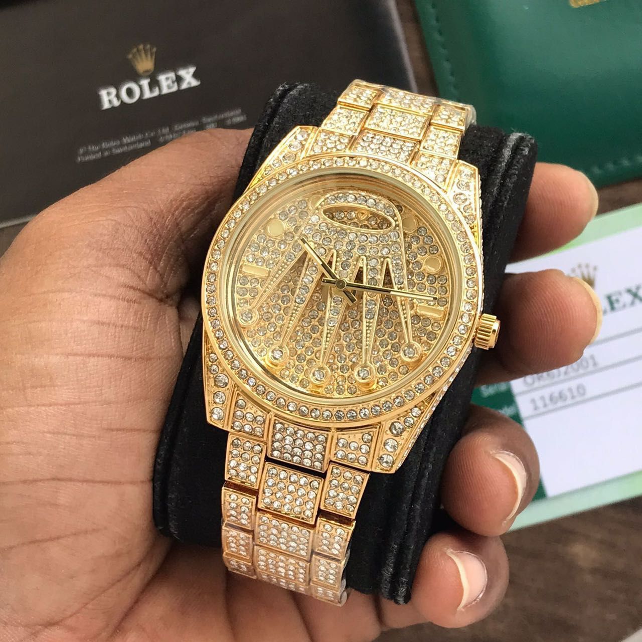 Rolex Watch For Men Full Diamond Edition (WJ79)