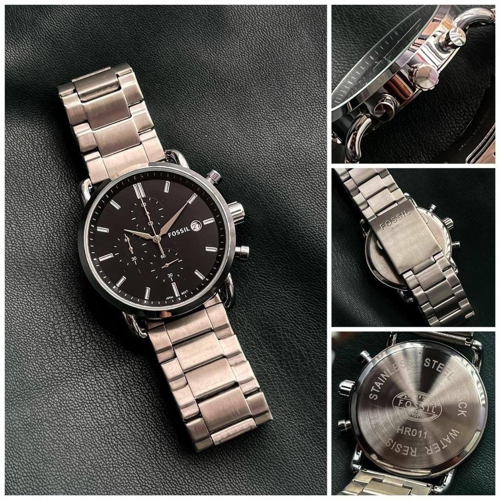 Branded Men Fossil Watch With Working Chronograph