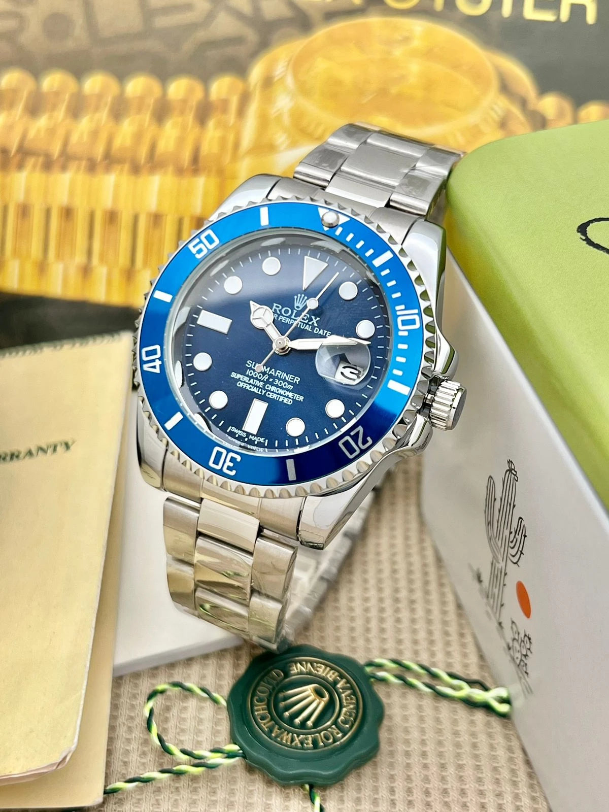 Rolex Watch : Rolex Yacht Master Submariner Men’s Stainless Steel Watch