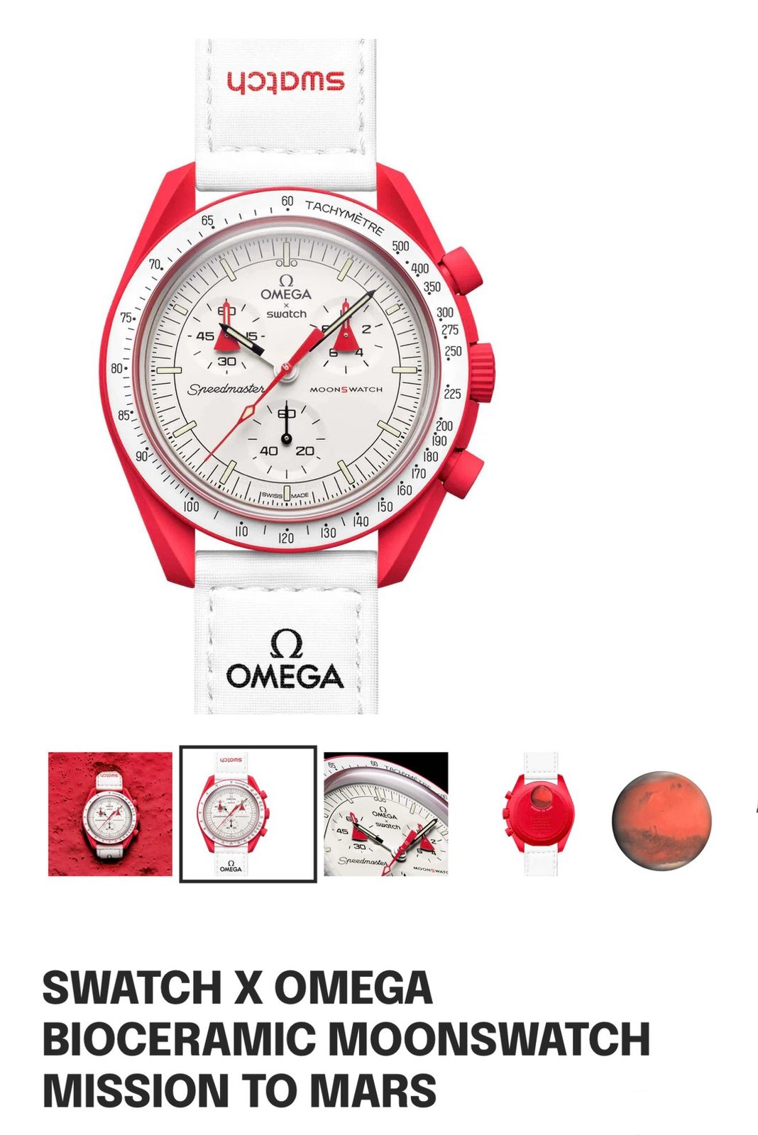 OMEGA SWATCH X BIOCERAMIC MOONS