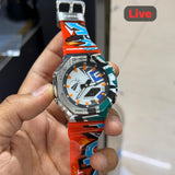 G-Shock GM2100 with silver metal body