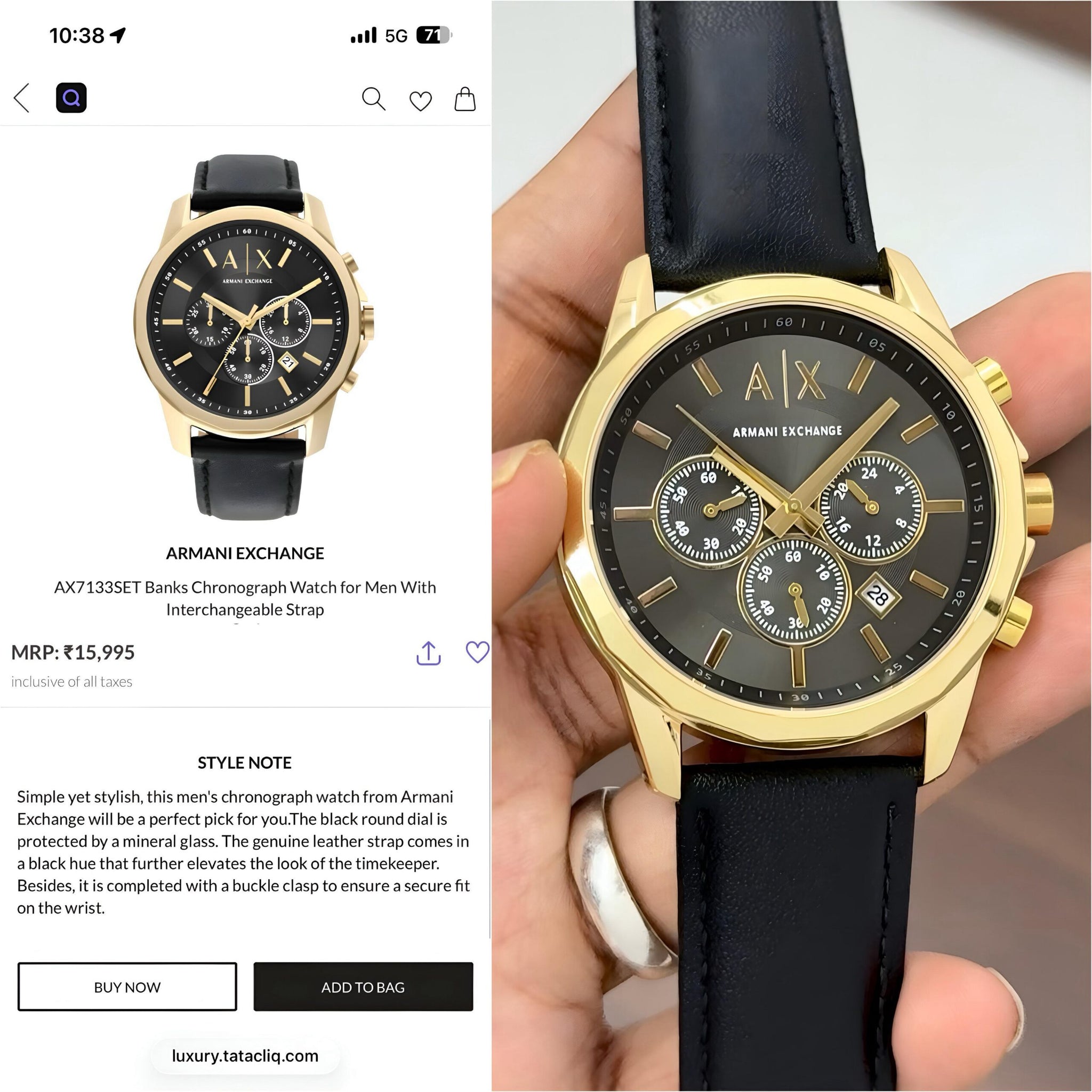 Armani Exchange- AX7133