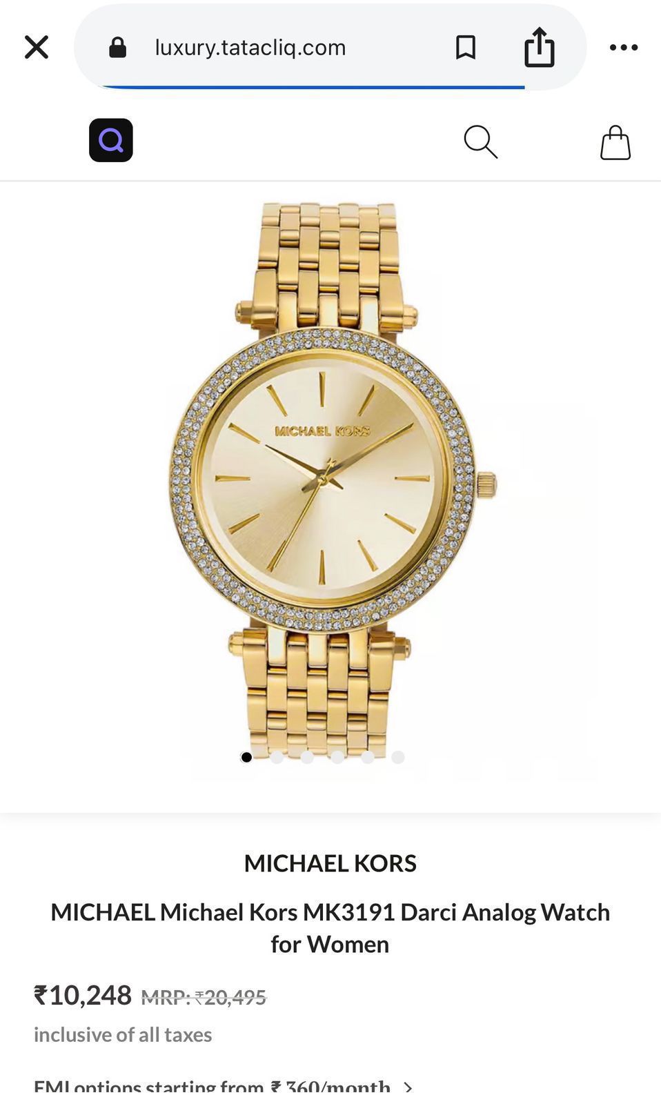 Michael Kors Darci Watch