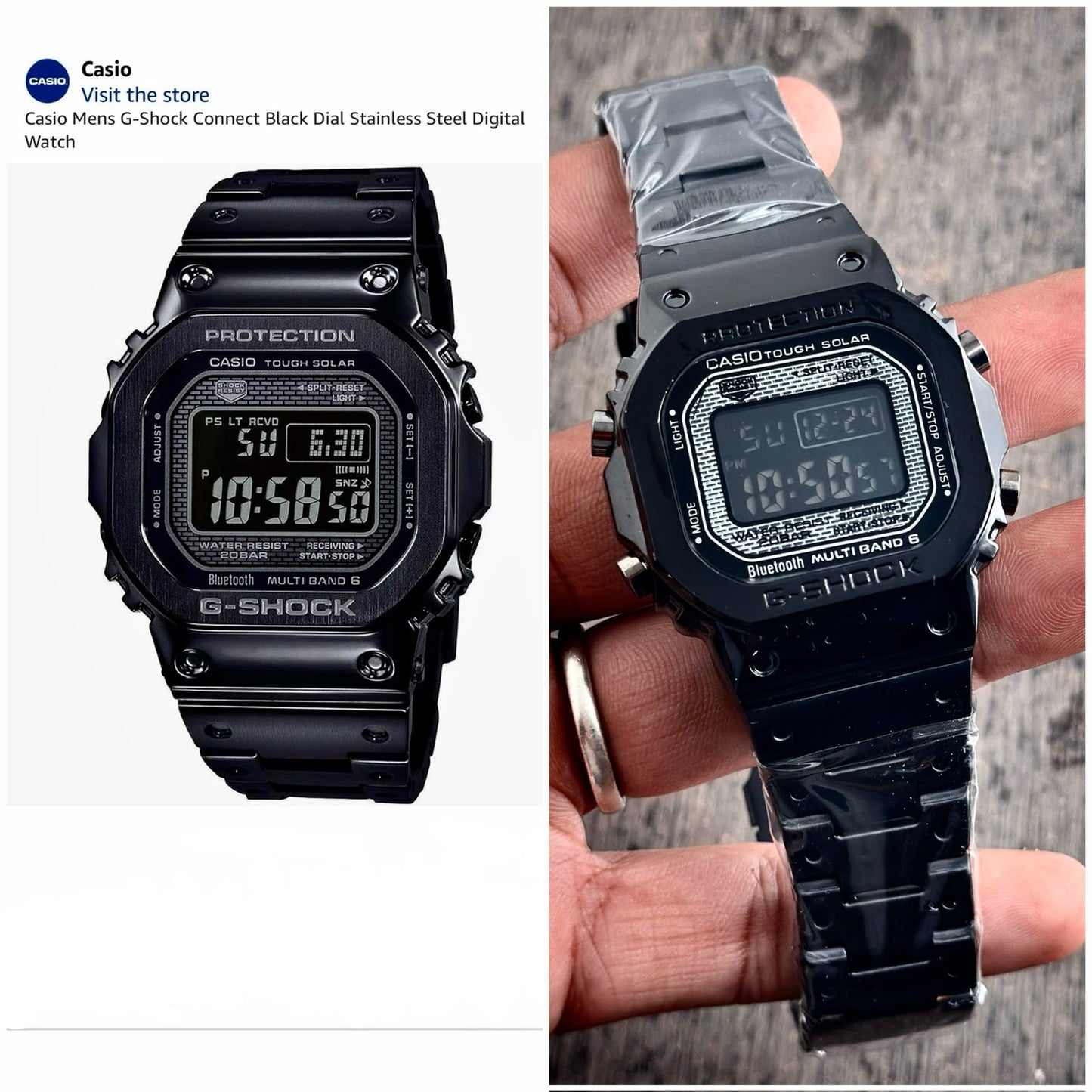 G-shock Casio  Black Ion-plated