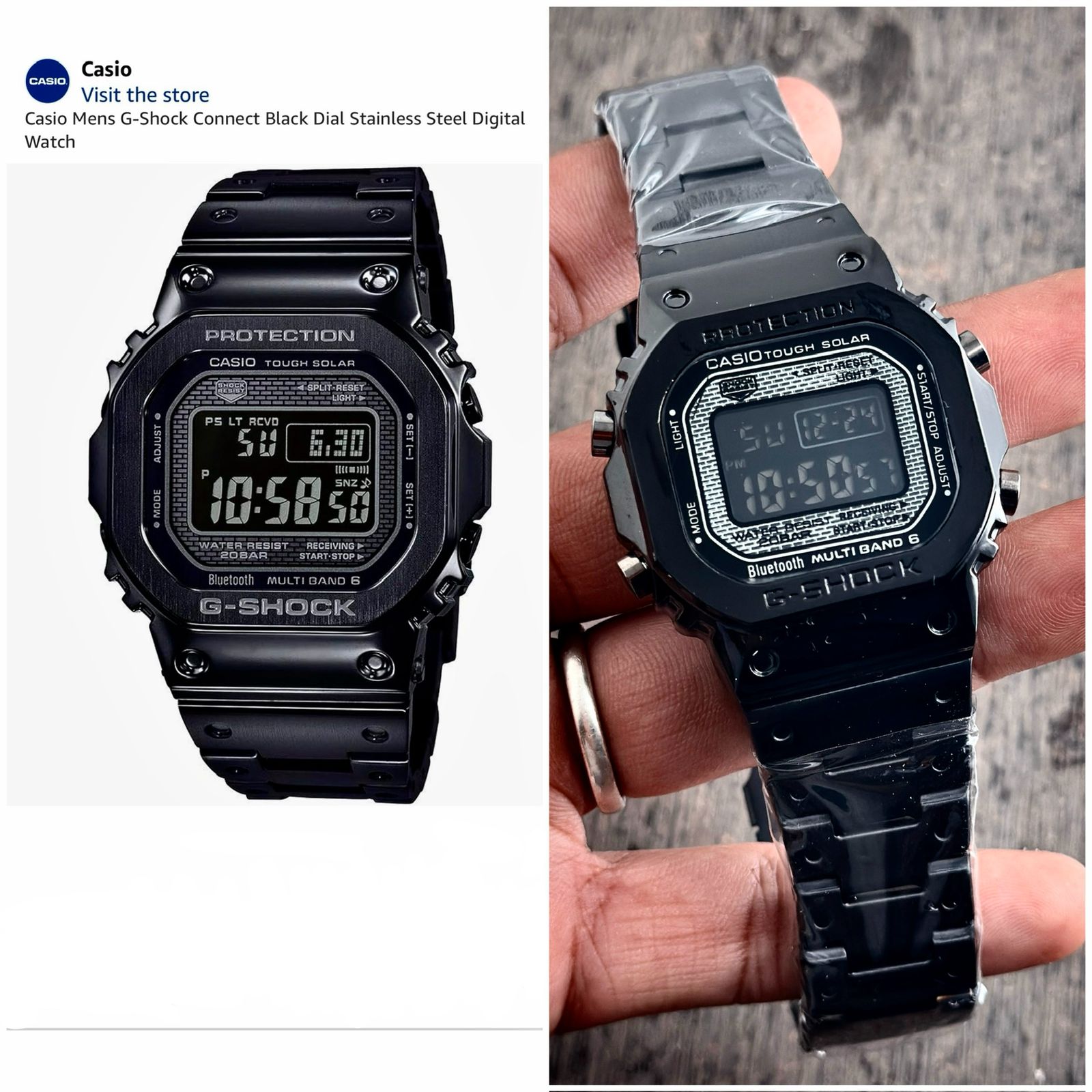 G-shock Casio  Black Ion-plated