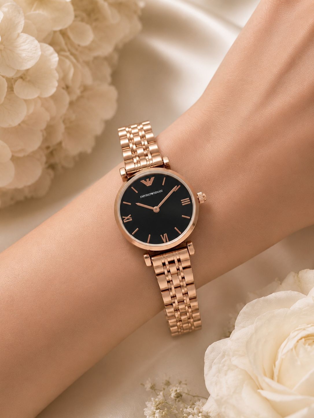 Emporio Armani Black  Dial