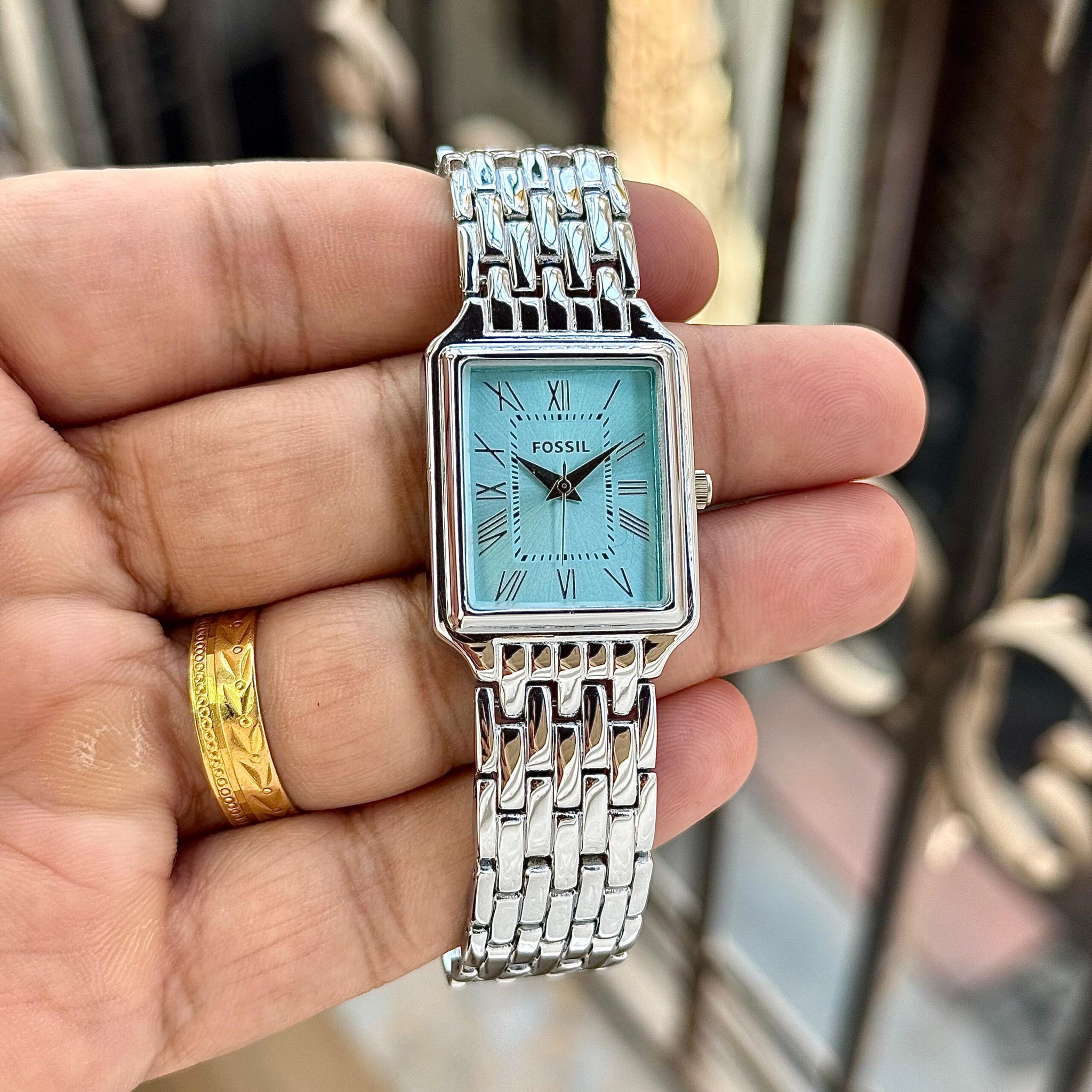 Fossil Blue Dial