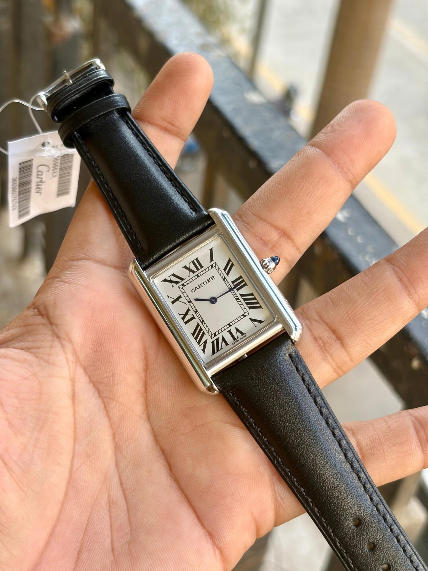 Cartier Tank Louis Black White