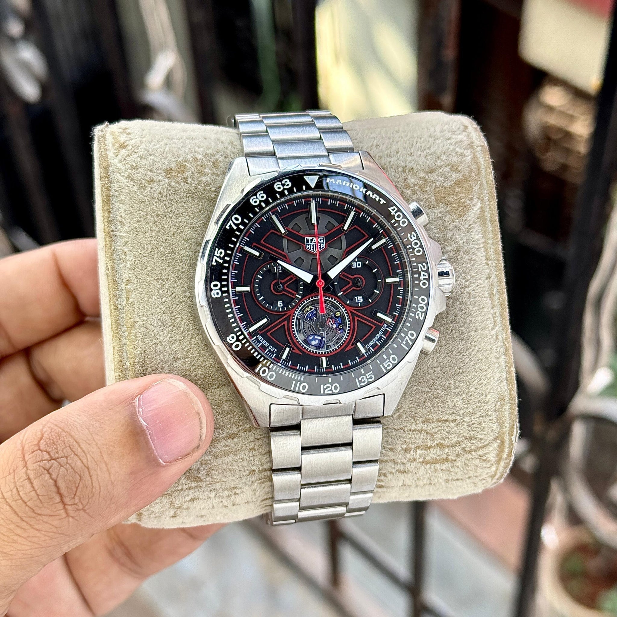 TAG Heuer Formula 1 Mario Kart Silver Chronograph