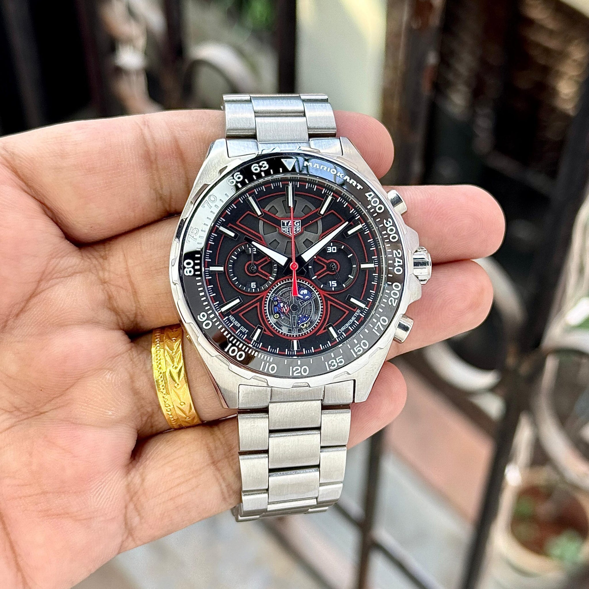 TAG Heuer Formula 1 Mario Kart Silver Chronograph