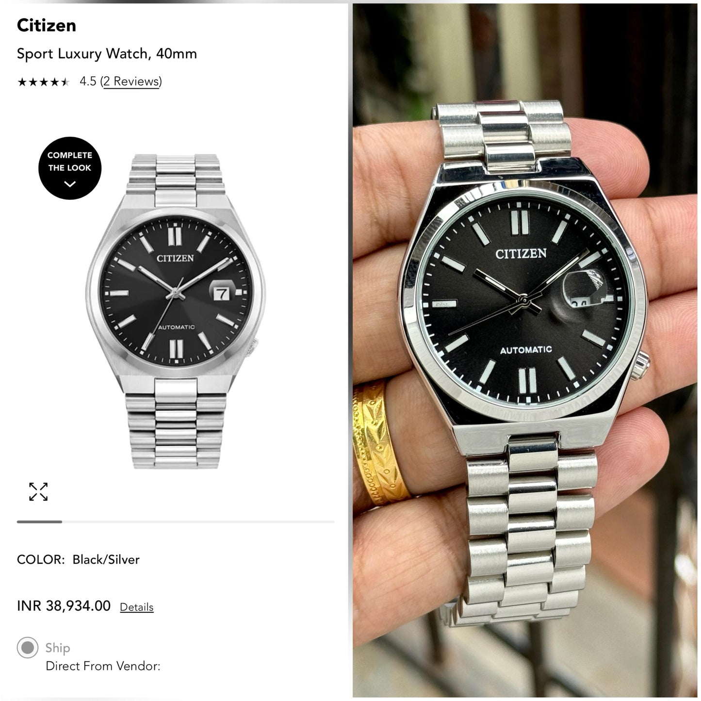 Citizen Sport Luxury Silver Edition