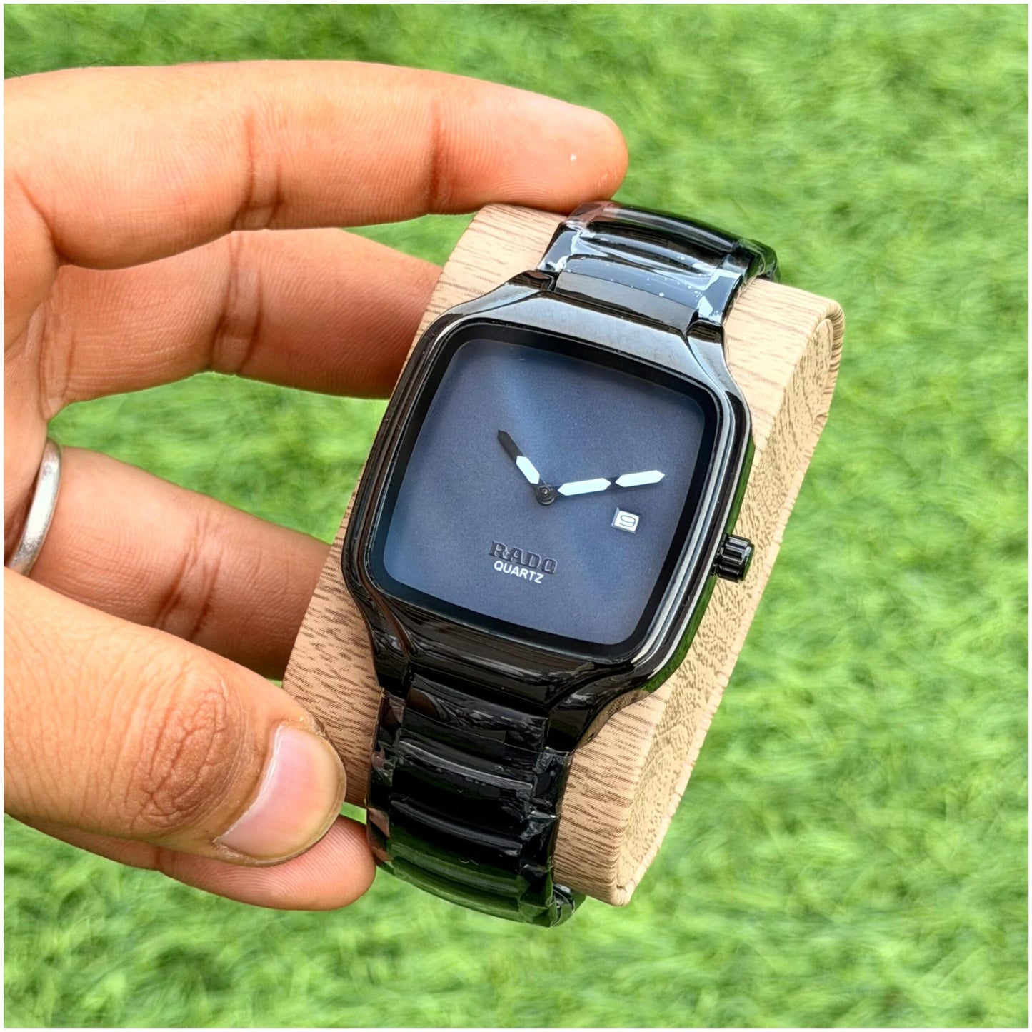 Rado True Square Undigital Blue Dial