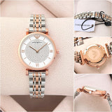 Emporio Armani Women’s Rose Gold Diamond Dial