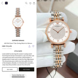 Emporio Armani Women’s Rose Gold Diamond Dial