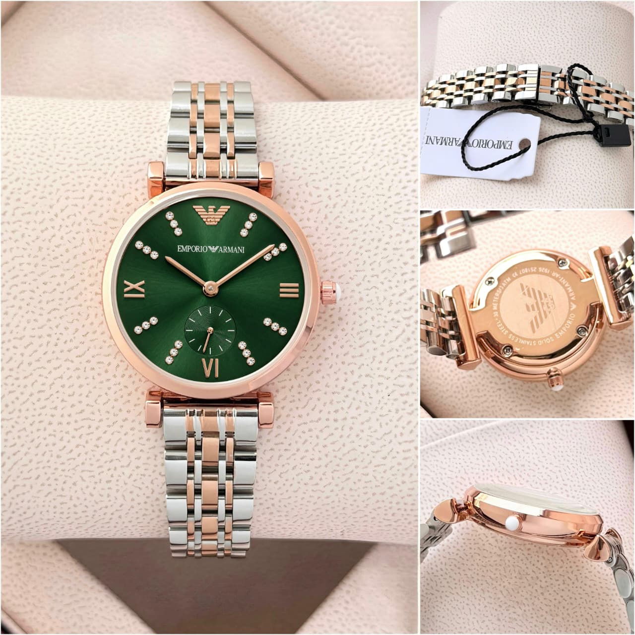 Emporio Armani Green Diamond Dial