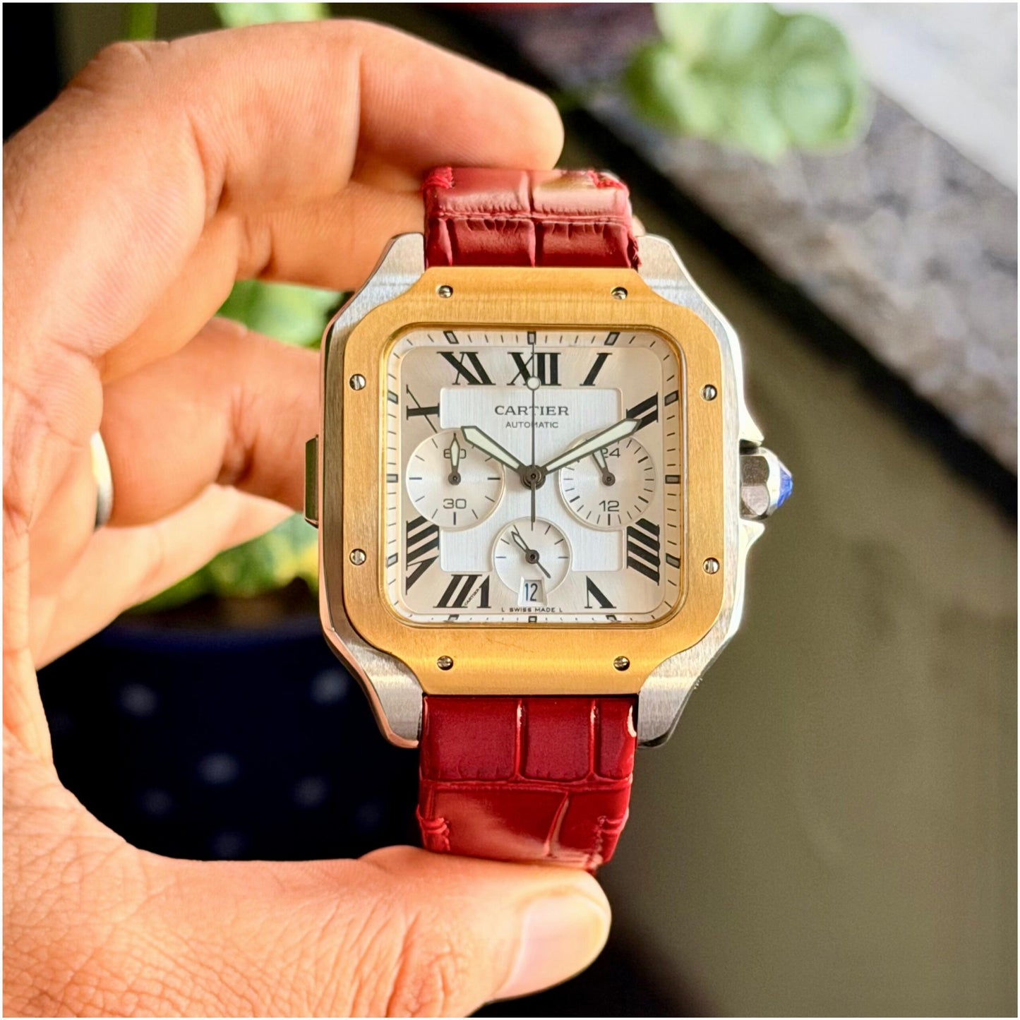 Cartier Santos De Cartier Chronograph