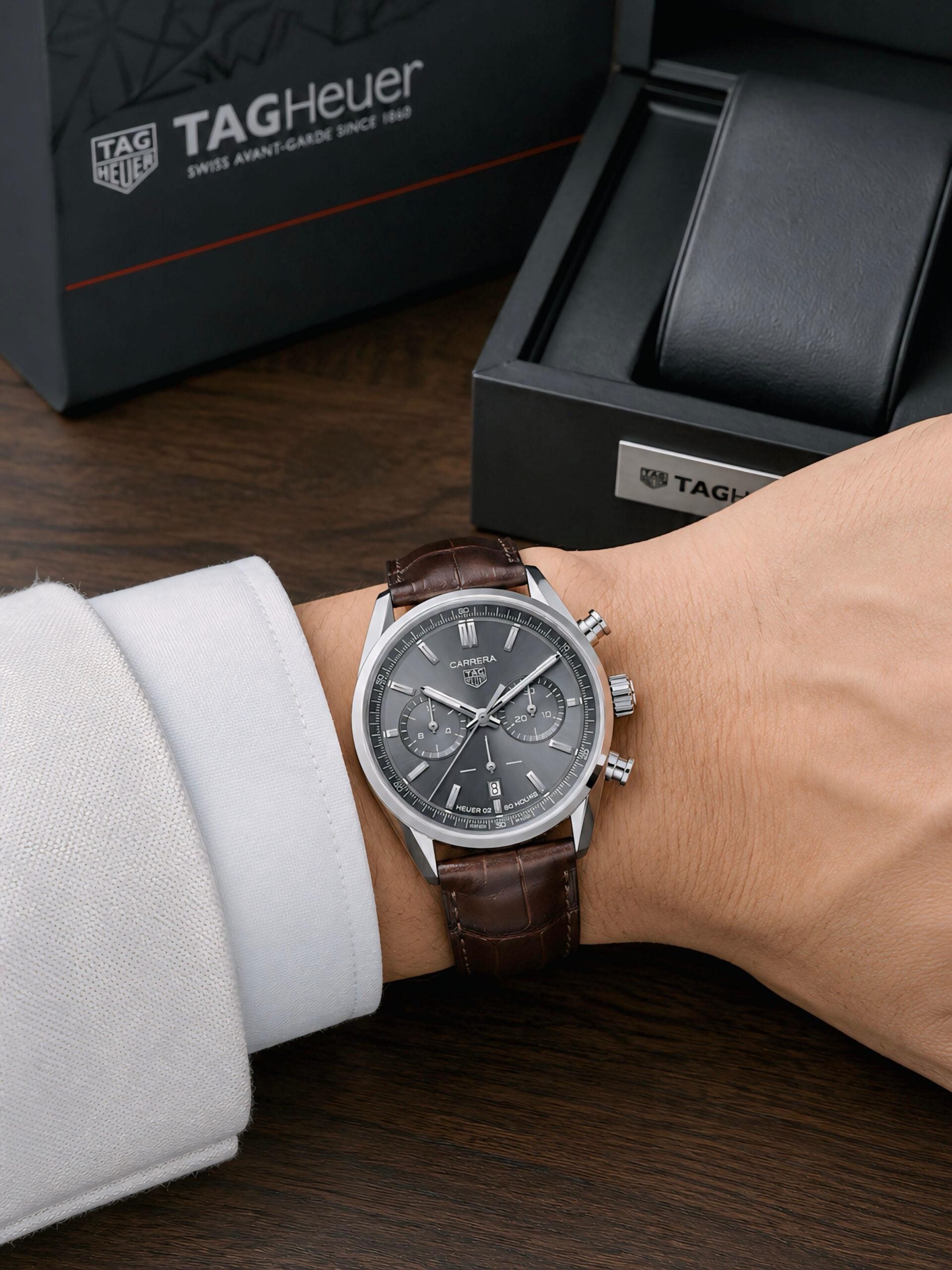 TAG Heuer Carrera Chronograph Grey Dial
