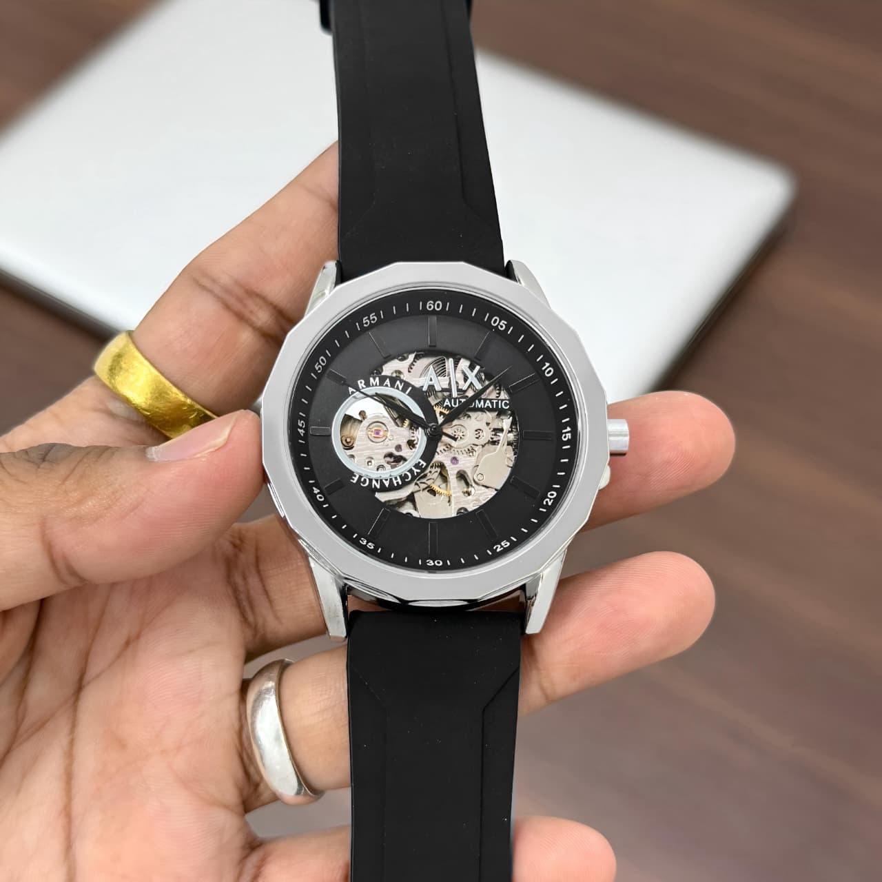 Armani Exchange AX Automatic Skeleton