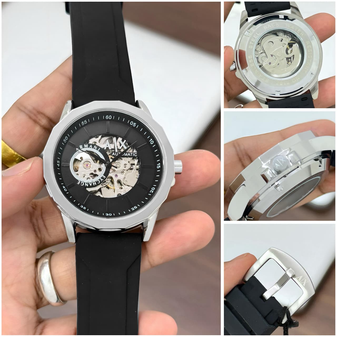 Armani Exchange AX Automatic Skeleton