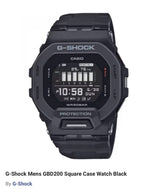 G-Shock GBD-200 Digital Black Edition