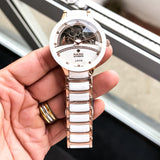 Rado Centrix White Rose gold Automatic Open Heart Jubilé Edition
