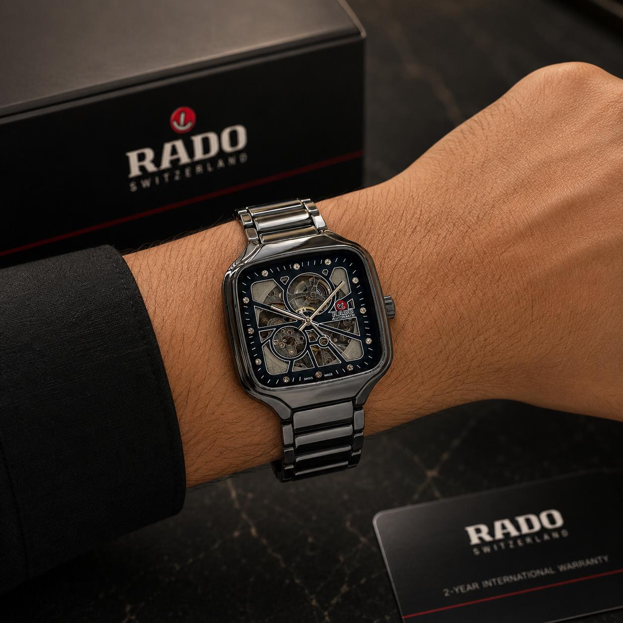 Rado True Automatic Skeleton Black Edition