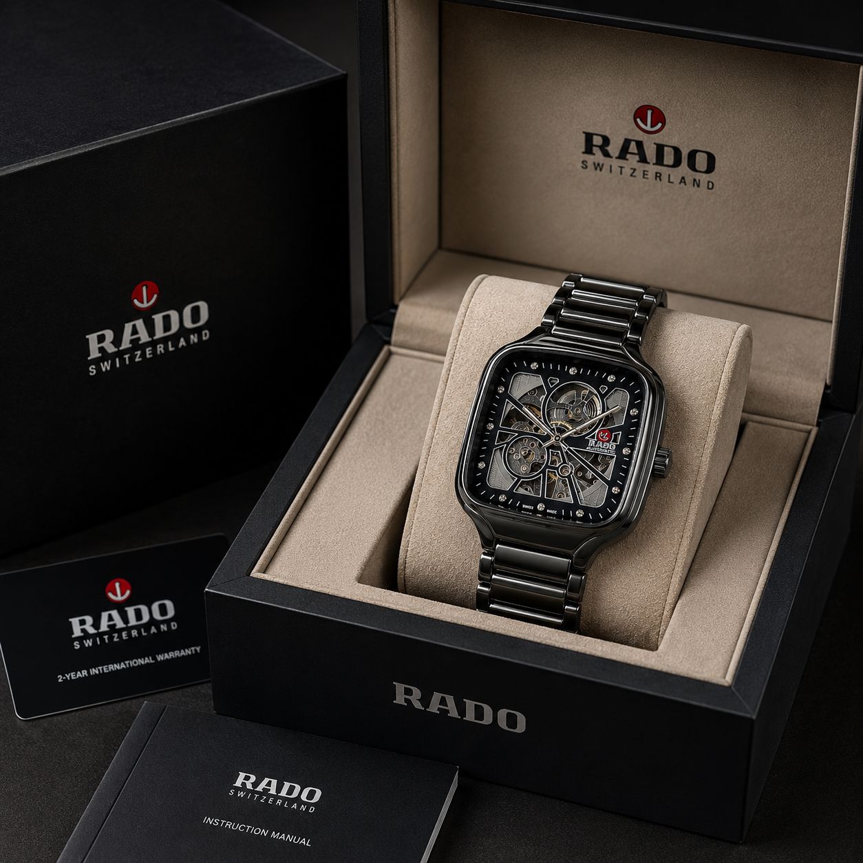 Rado True Automatic Skeleton Black Edition