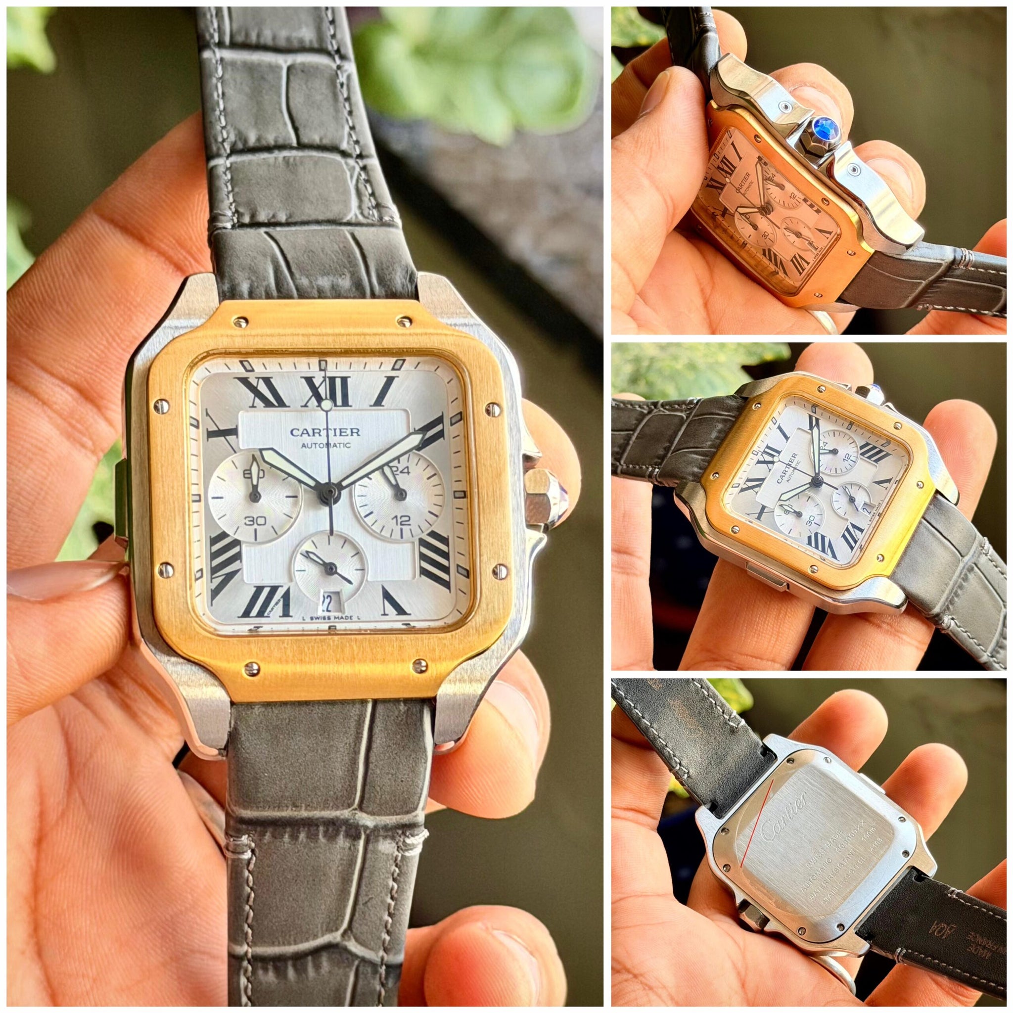 Cartier Santos de Cartier Chronograph Grey