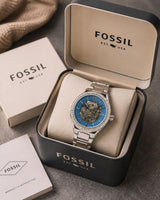 Fossil Eevie Women’s Skeleton Automatic