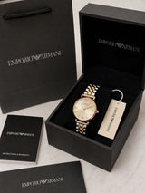 Emporio Armani Elegant White Dial