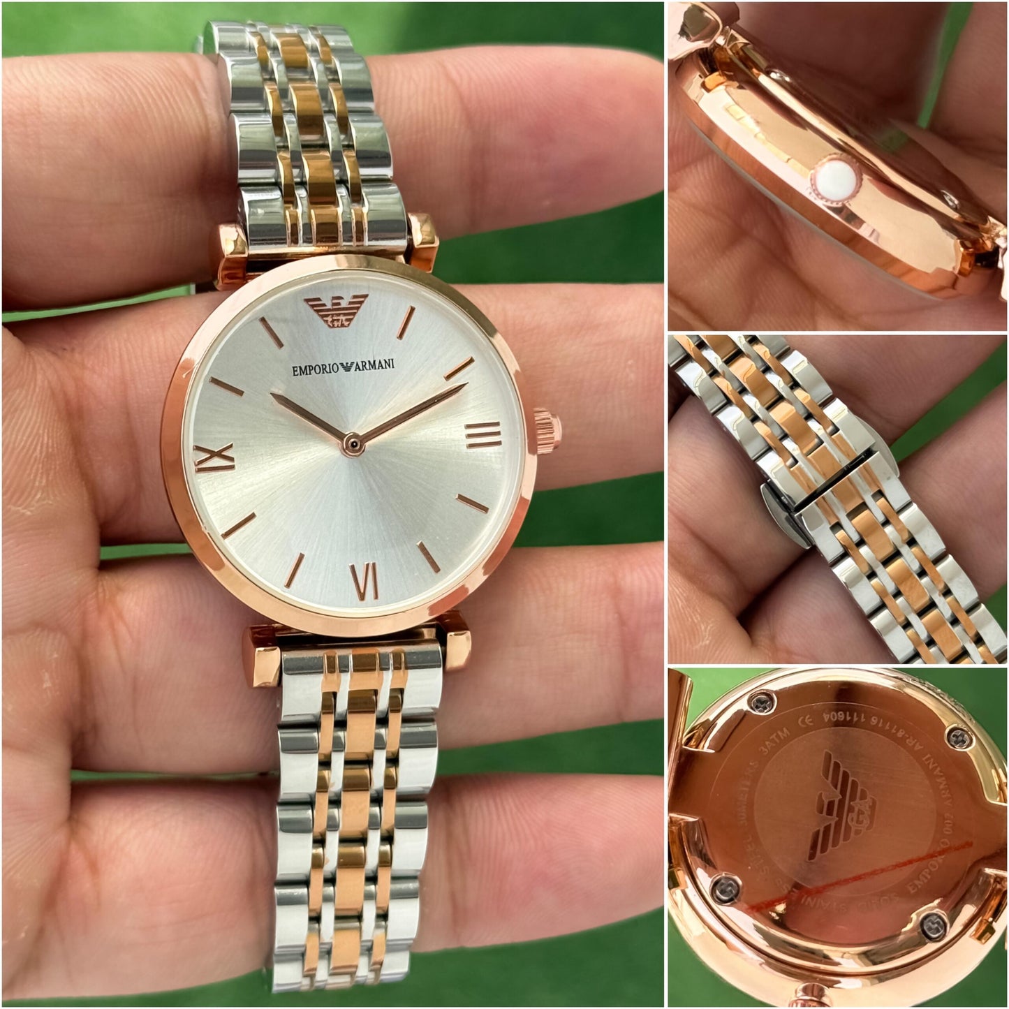 Emporio Armani Elegant White Dial