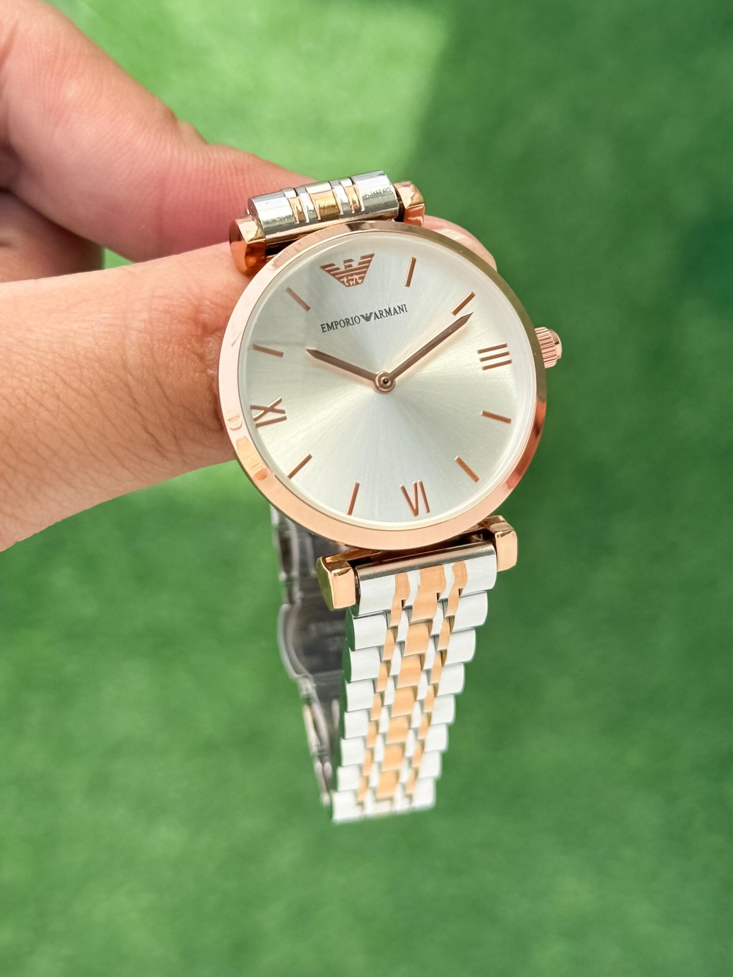 Emporio Armani Elegant White Dial