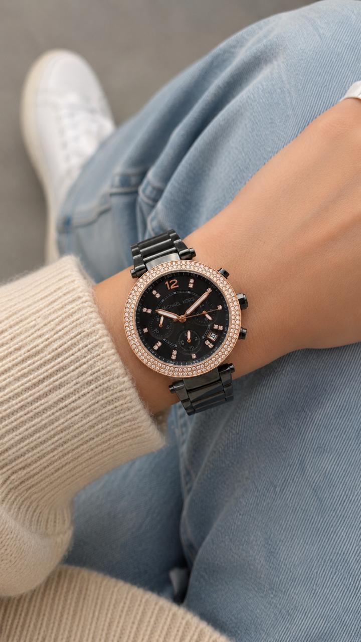 Michael Kors MK5885 Elegant Black Dial