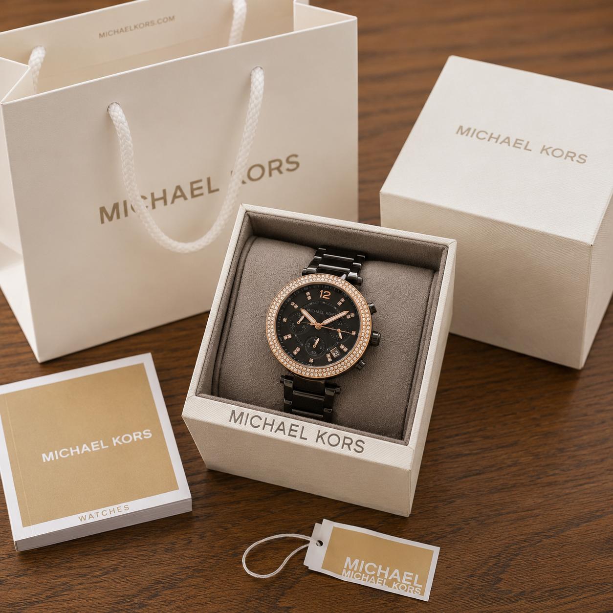 Michael Kors MK5885 Elegant Black Dial