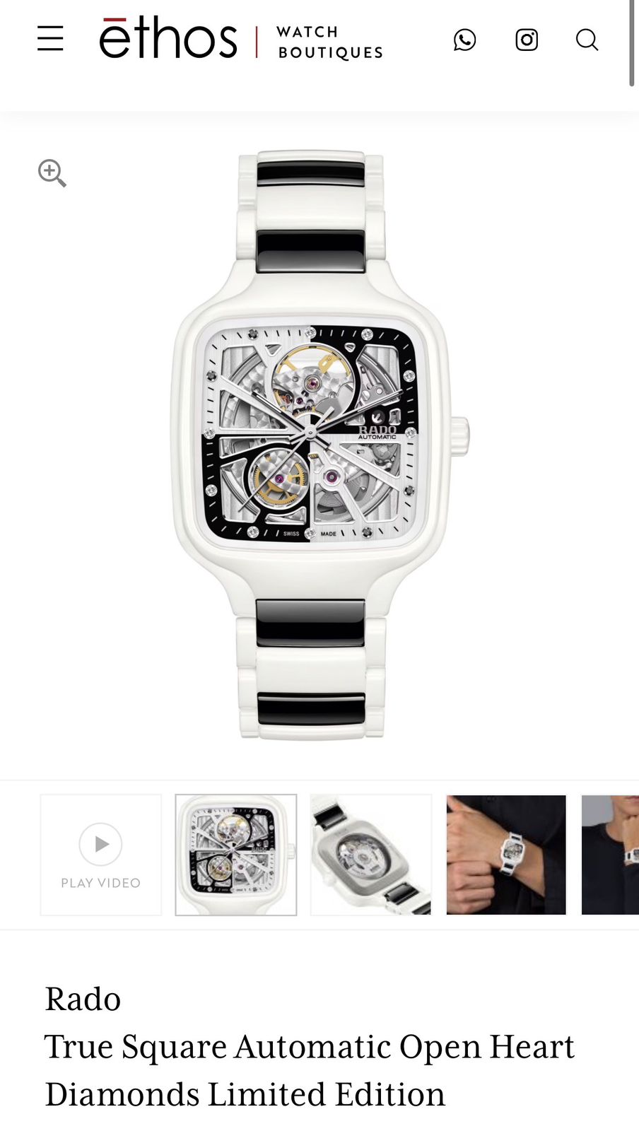 Rado Open Heart Automatic