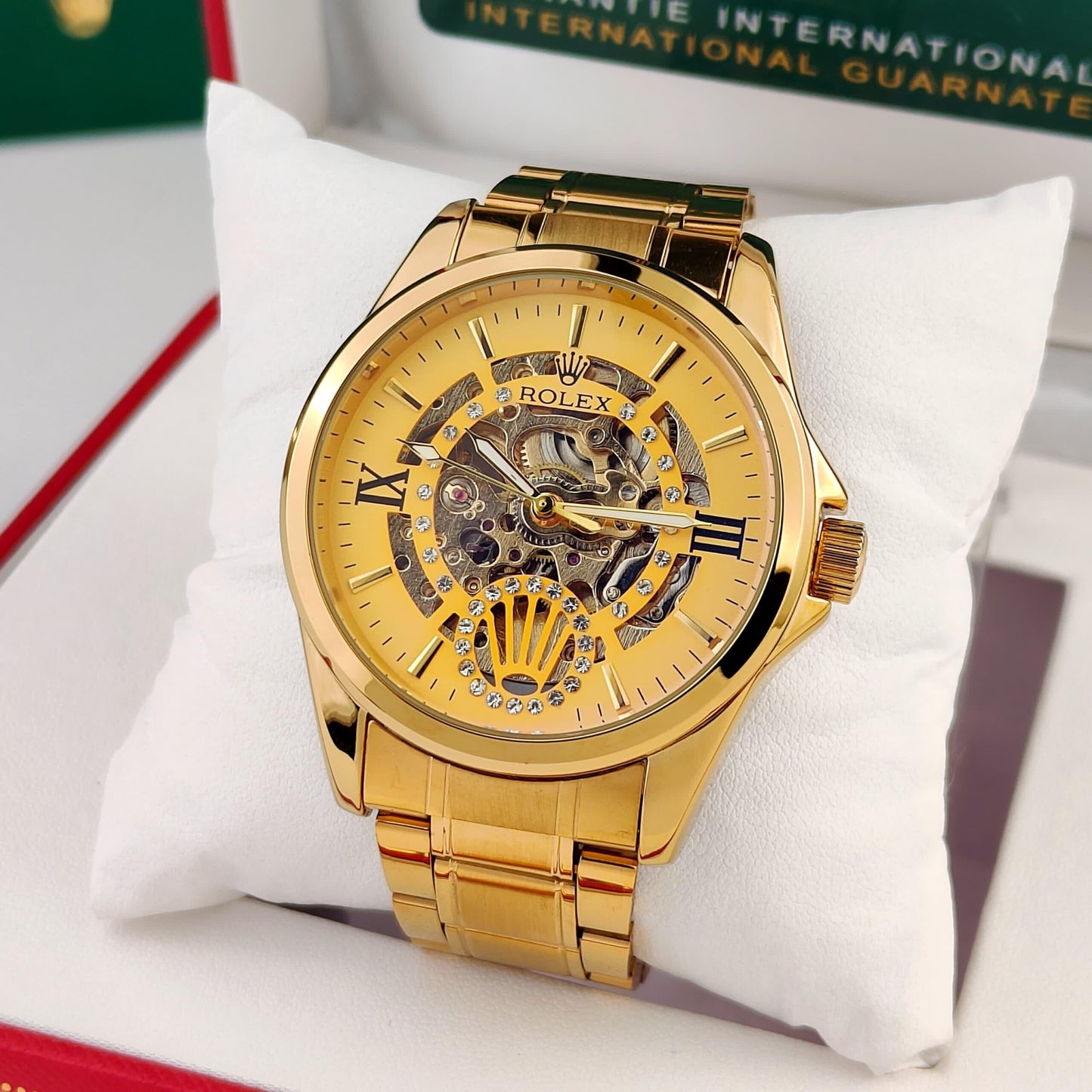 Rolex Automatic Gold Yellow Dial Edition