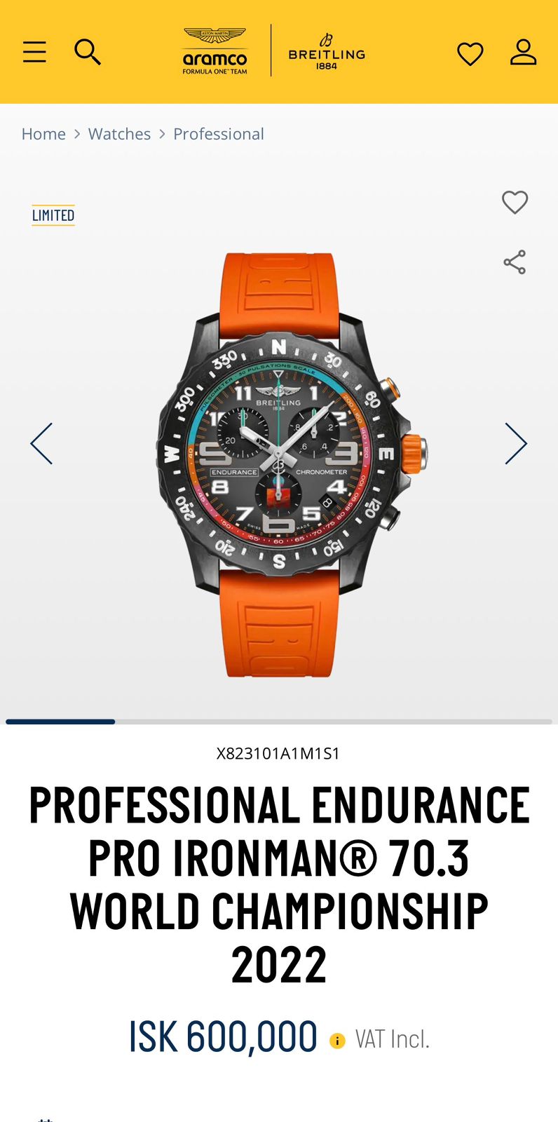 Breitling Endurance Pro Ironman 70.3
